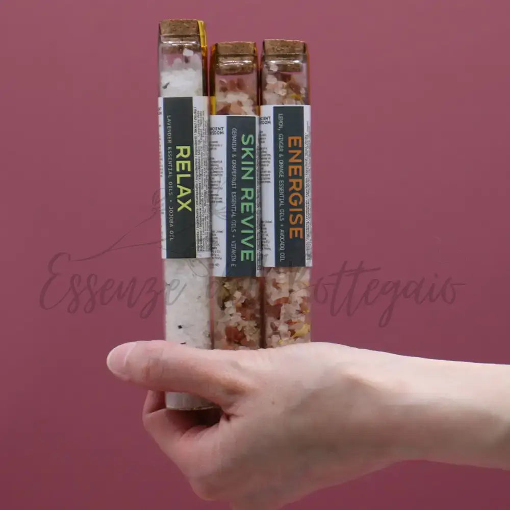 Sali da Bagno in Fiale - Set Regalo da 7 - Bath Salts in Vials