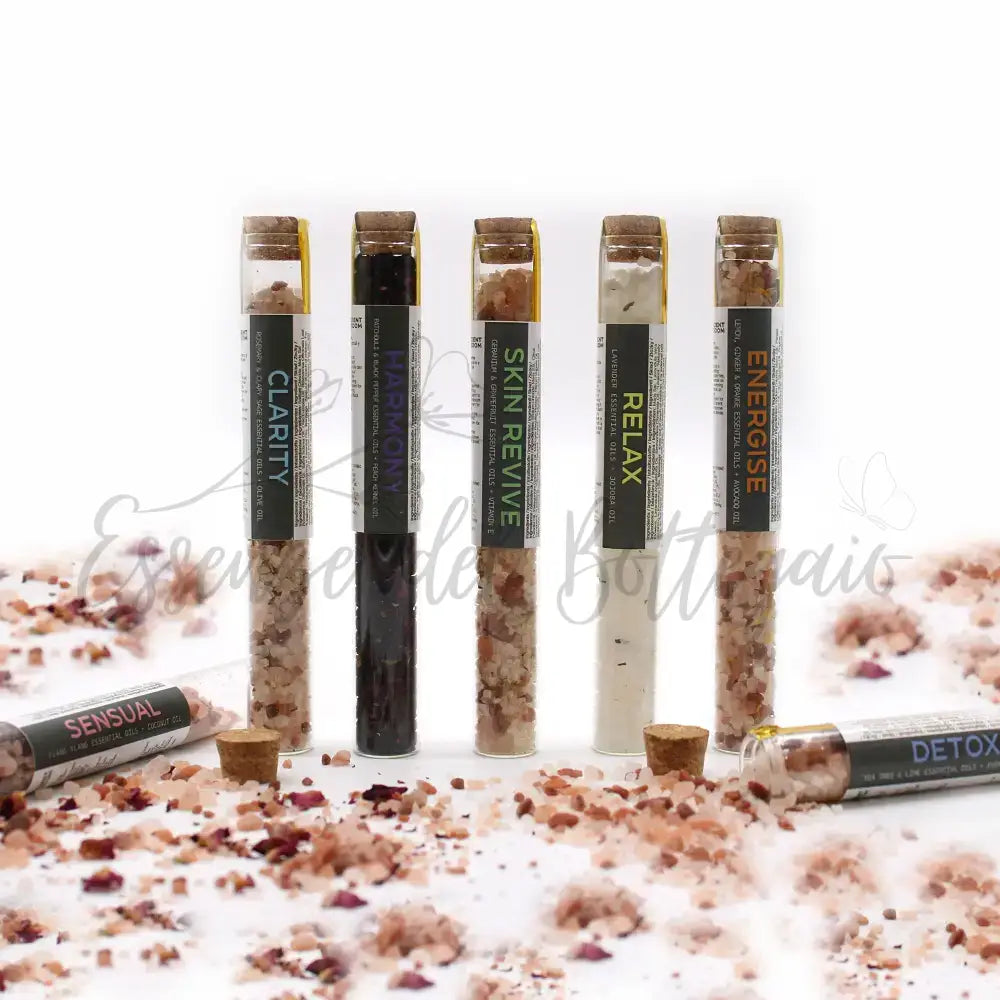Sali da Bagno in Fiale - Set Regalo da 7 - Bath Salts in Vials