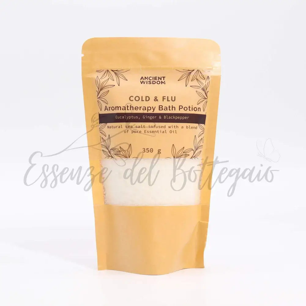 Sali da Bagno - Raffreddore e influenza - 350 Gr - Aromatherapy Bath Potion 350g