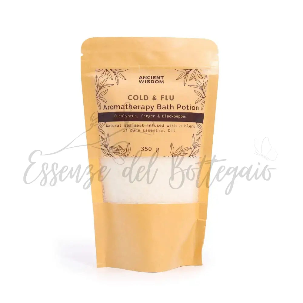 Sali da Bagno - Raffreddore e influenza - 350 Gr - Aromatherapy Bath Potion 350g