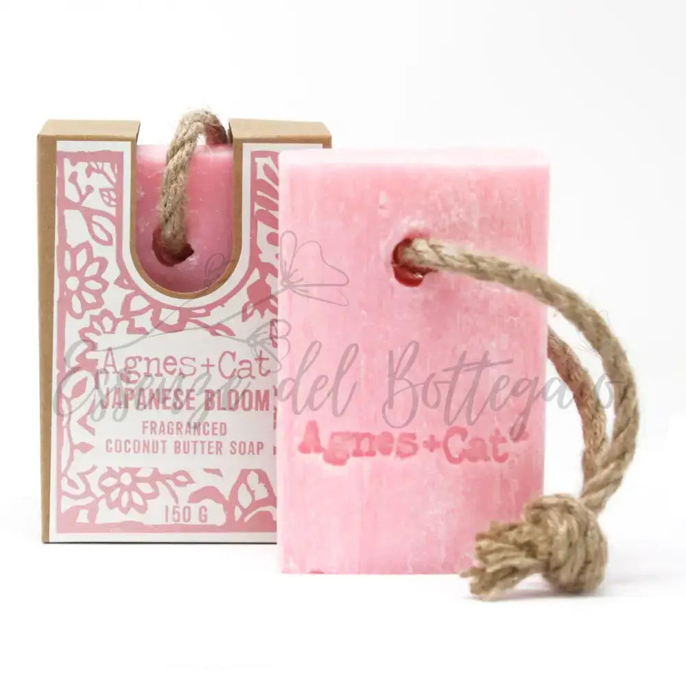Sapone in corda - Fioritura Giapponese - Soap on a Rope