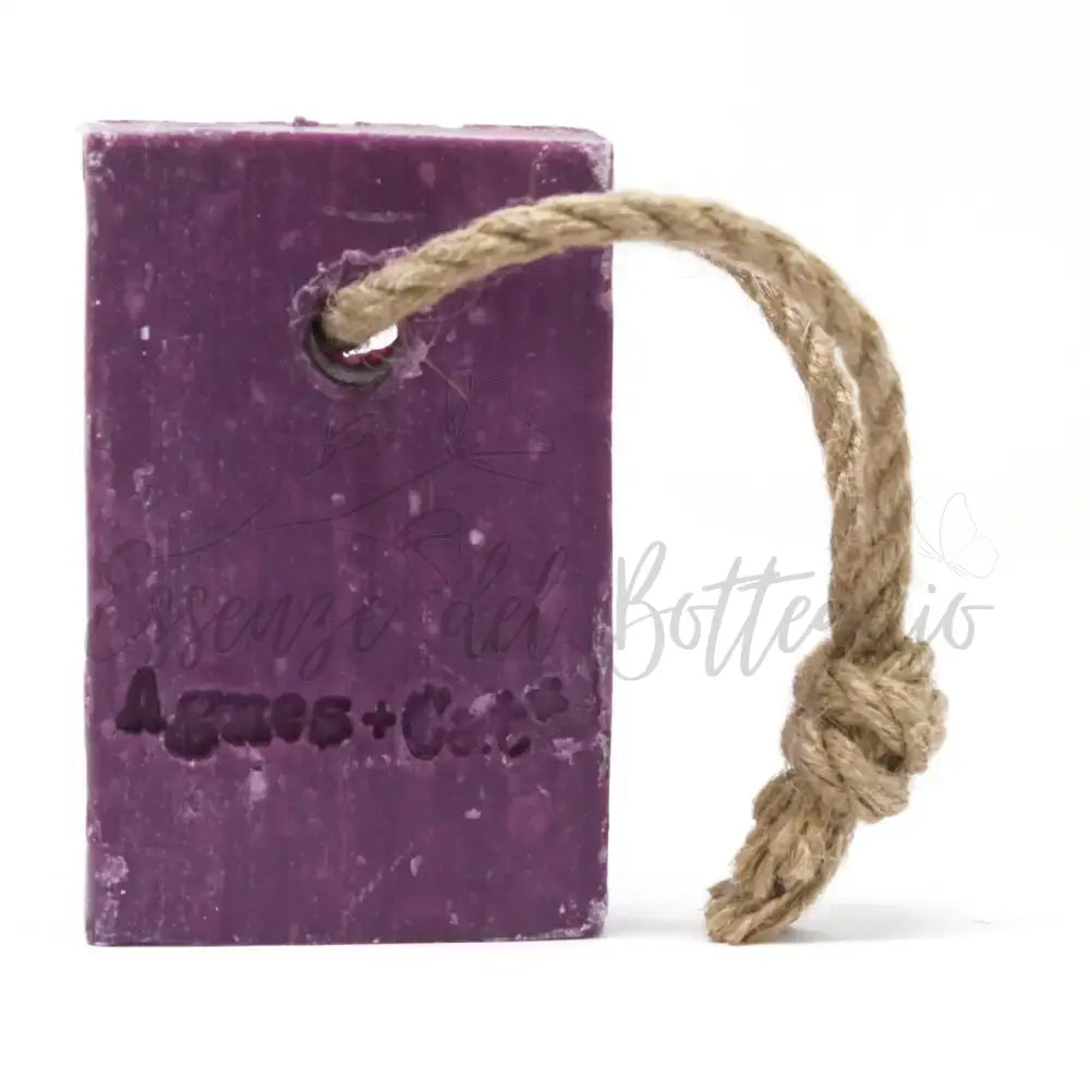 Sapone in corda - Peonie pressate - Soap on a Rope