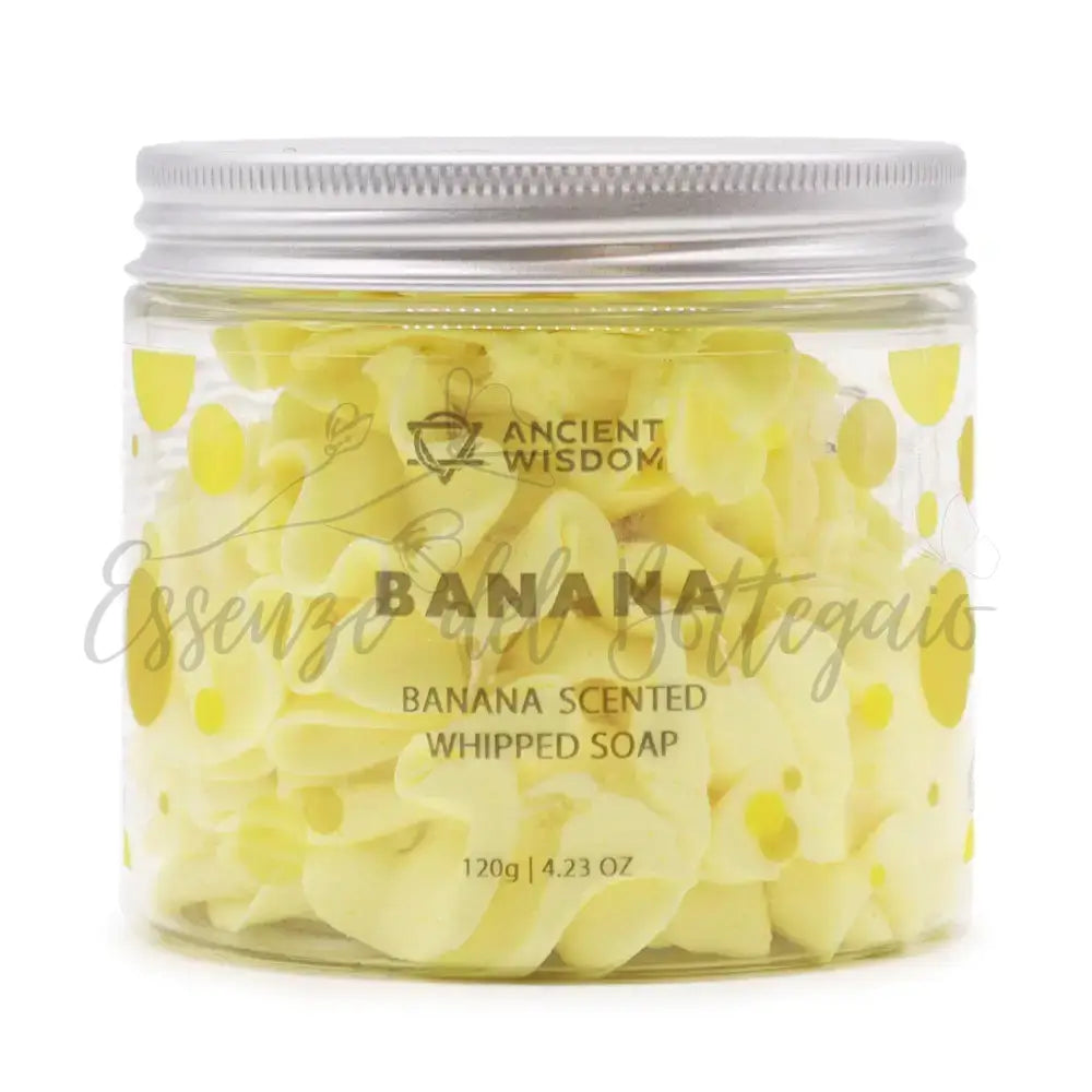 Sapone montato - banana 120g - Whipped Soap