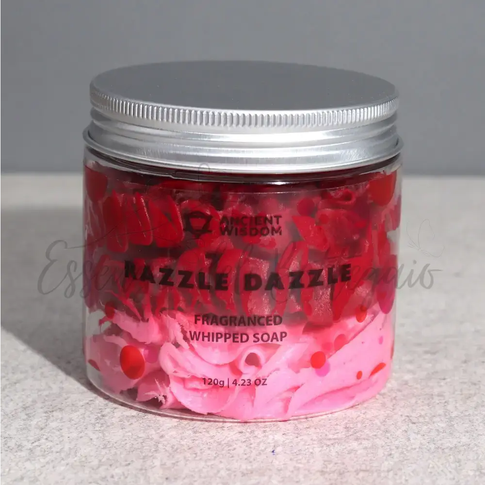 Sapone montato - granita al lampone 120gr - Whipped Soap