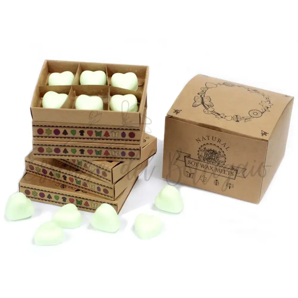 Scatola da 6 Cere da Sciogliere - Burro di Brandy - Natural Soy Wax Melts