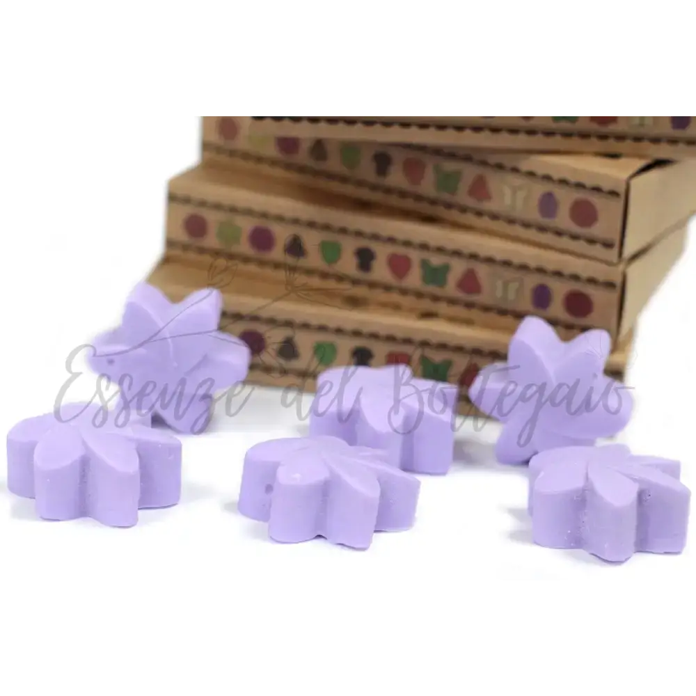 Scatola da 6 Cere da Sciogliere - Campi di Lavanda - Natural Soy Wax Melts