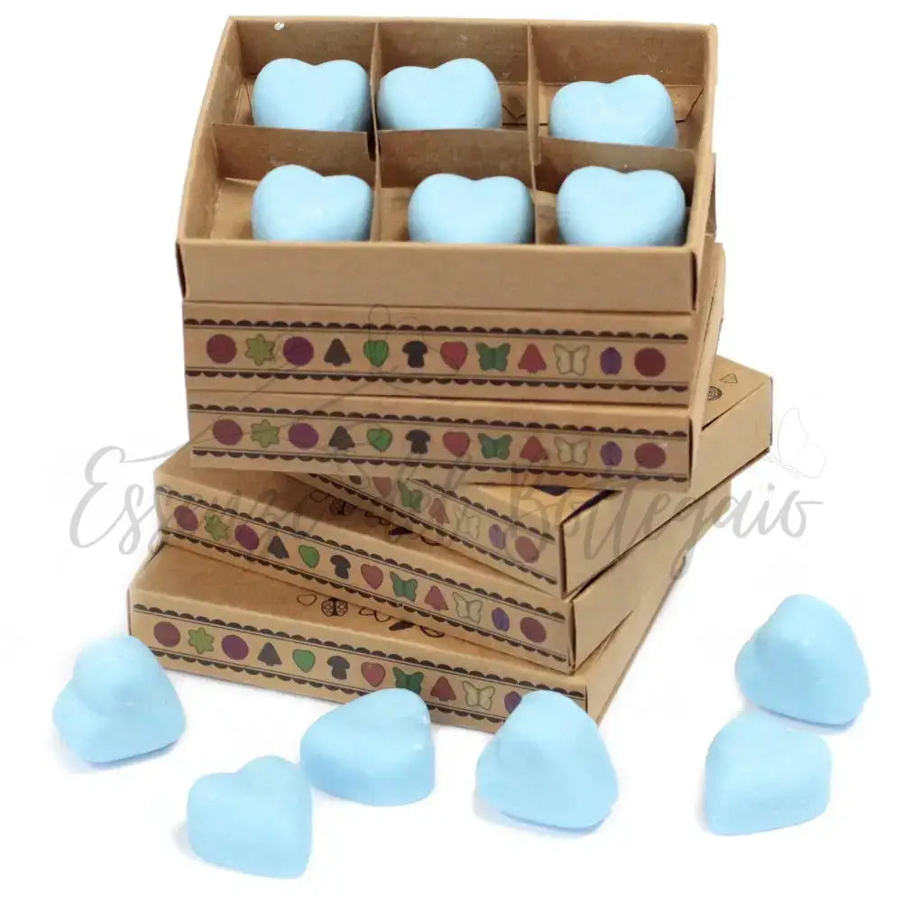 Scatola da 6 Cere da Sciogliere - Lampone - Natural Soy Wax Melts