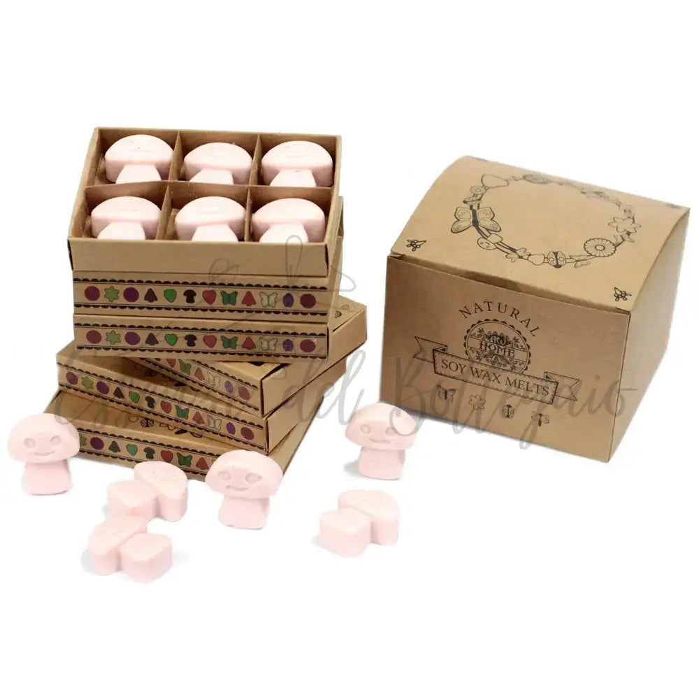 Scatola da 6 Cere da Sciogliere - Sandalo Scuro - Natural Soy Wax Melts