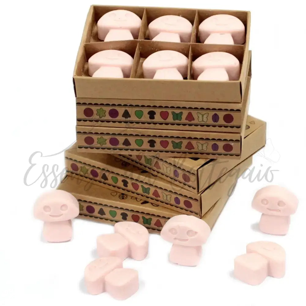 Scatola da 6 Cere da Sciogliere - Sandalo Scuro - Natural Soy Wax Melts