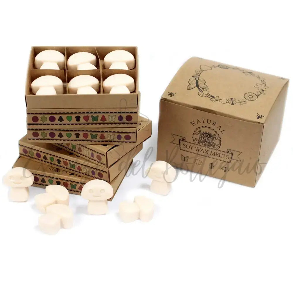 Scatola da 6 Cere da Sciogliere - Vaniglia e Noce Moscata - Natural Soy Wax Melts