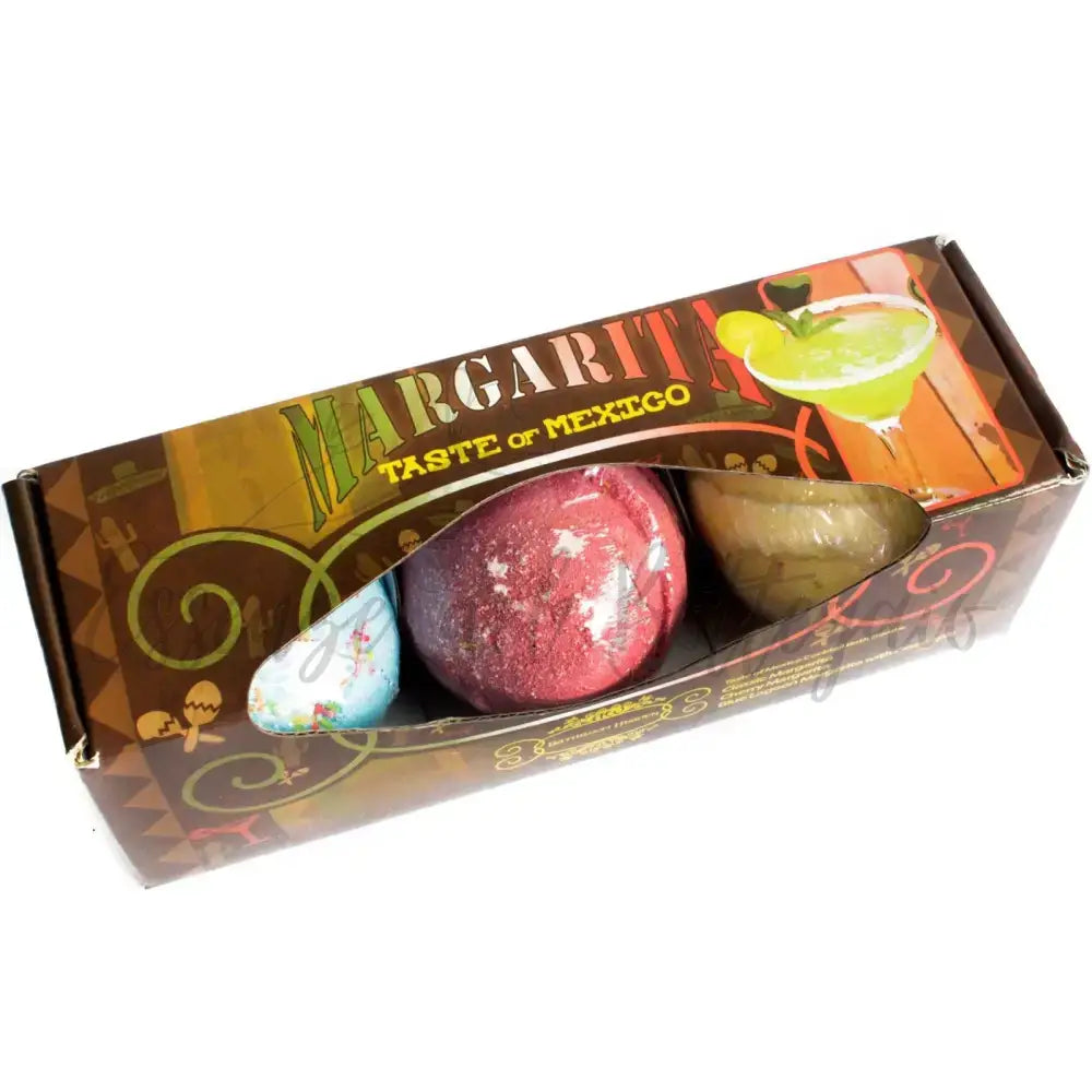 Set di 3 Frizzanti - Margarita - Cocktail Bath Bombs