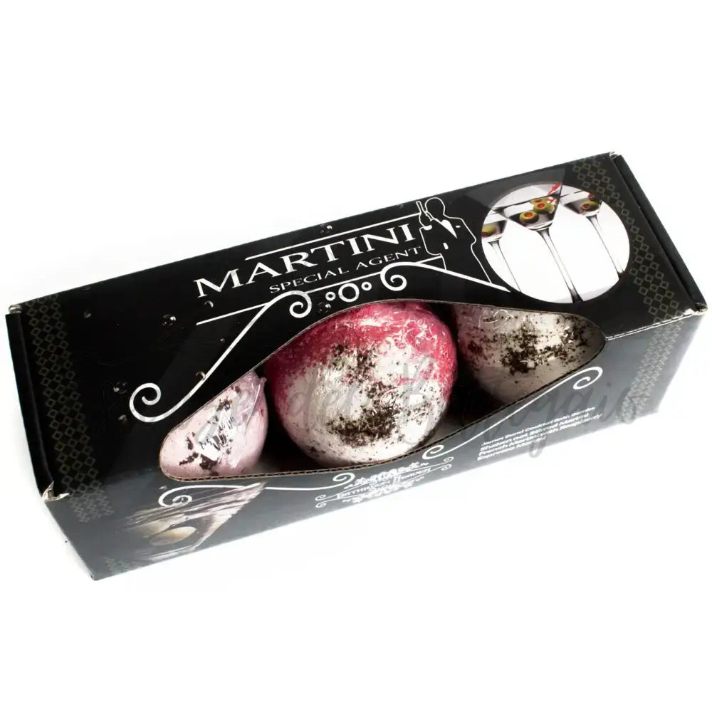 Set di 3 Frizzanti - Martini - Cocktail Bath Bombs