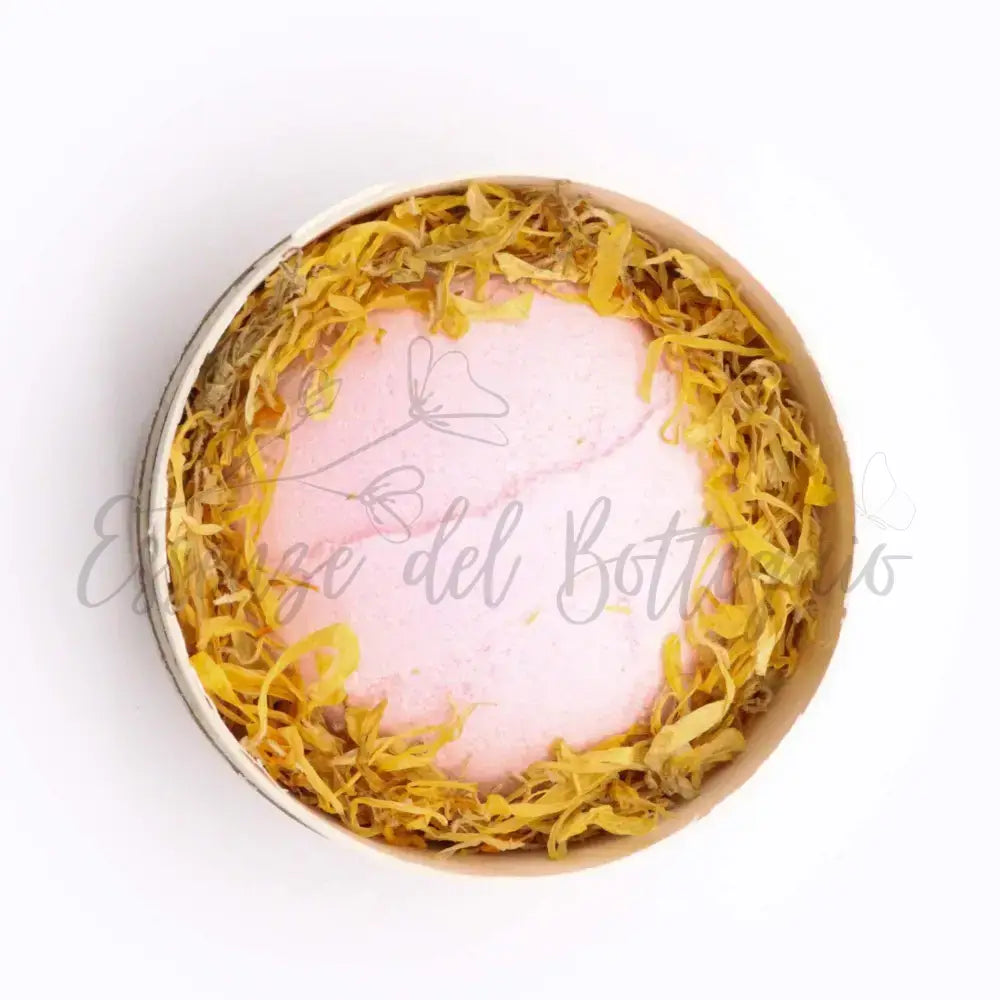 Set di Frizzanti da Bagno - Fioritura Rosa - Aromatherapy Set: Bath Bomb Himalayan Baths Salt and Flowers