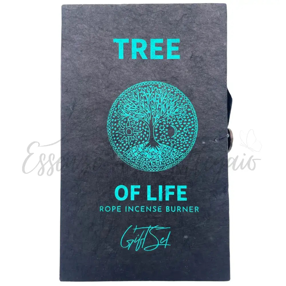 Set Incensi a Corda e Supporto - Albero della Vita - Rope Incense Set with Holder