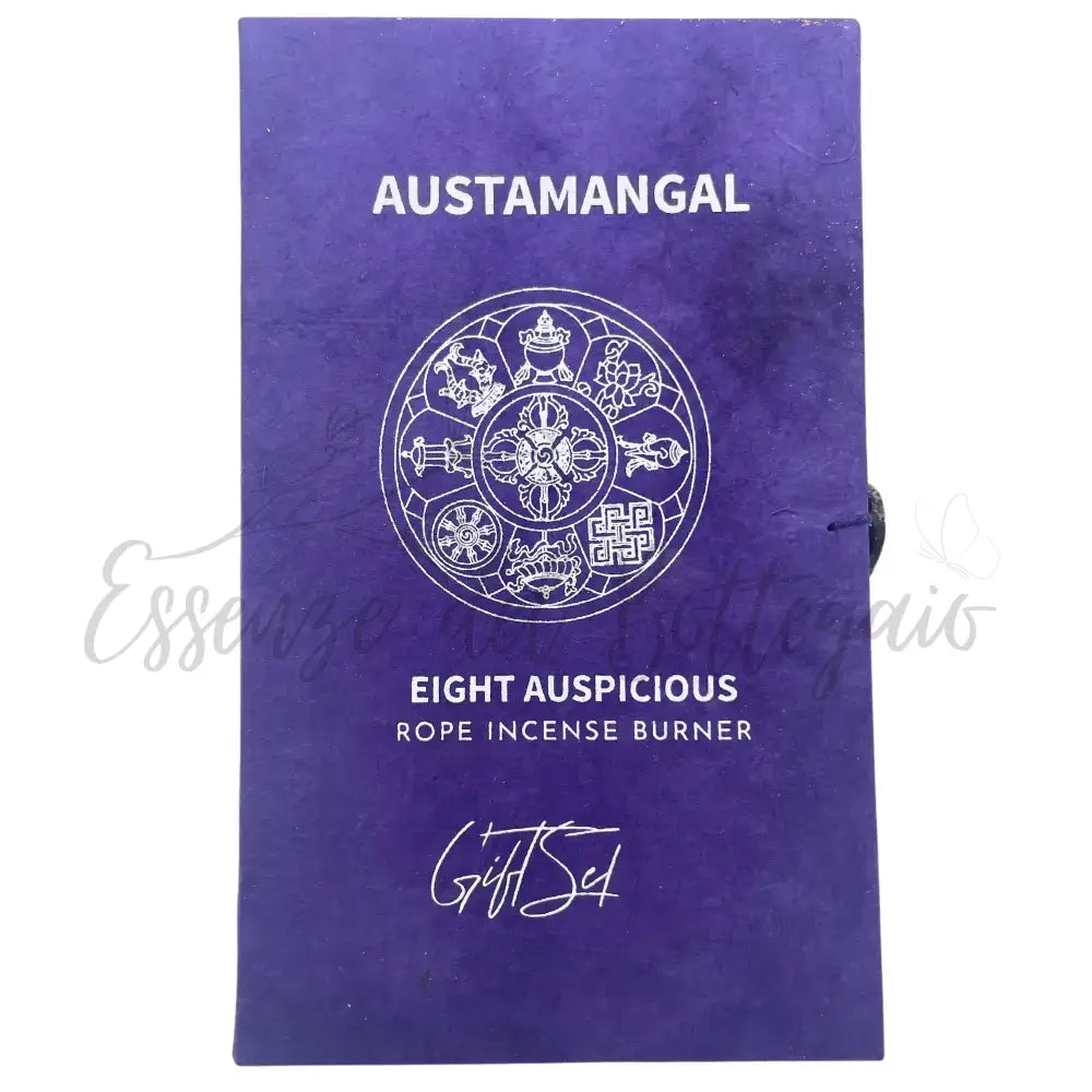 Set Incensi a Corda e Supporto - Astamangal - Rope Incense Set with Holder