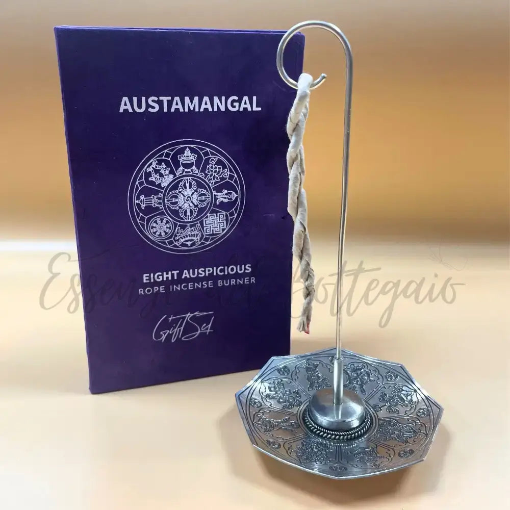 Set Incensi a Corda e Supporto - Astamangal - Rope Incense Set with Holder