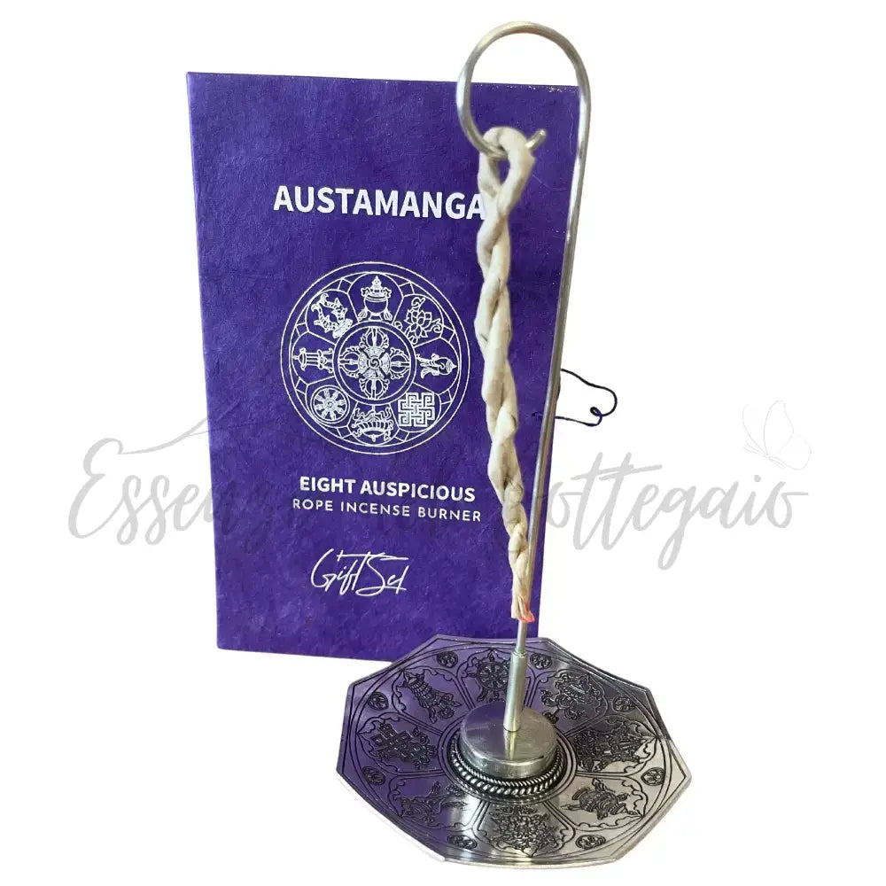 Set Incensi a Corda e Supporto - Astamangal - Rope Incense Set with Holder