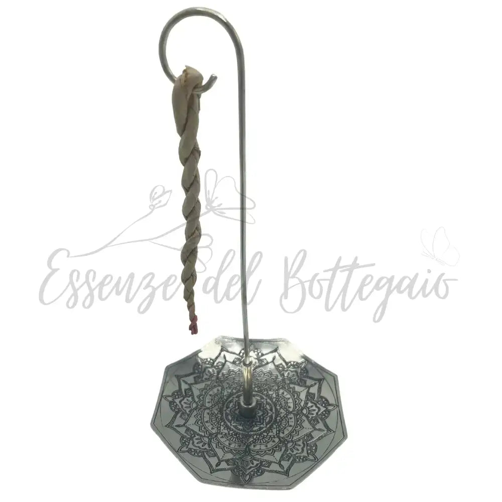 Set Incensi a Corda e Supporto - Mandala Fiore - Rope Incense Set with Holder