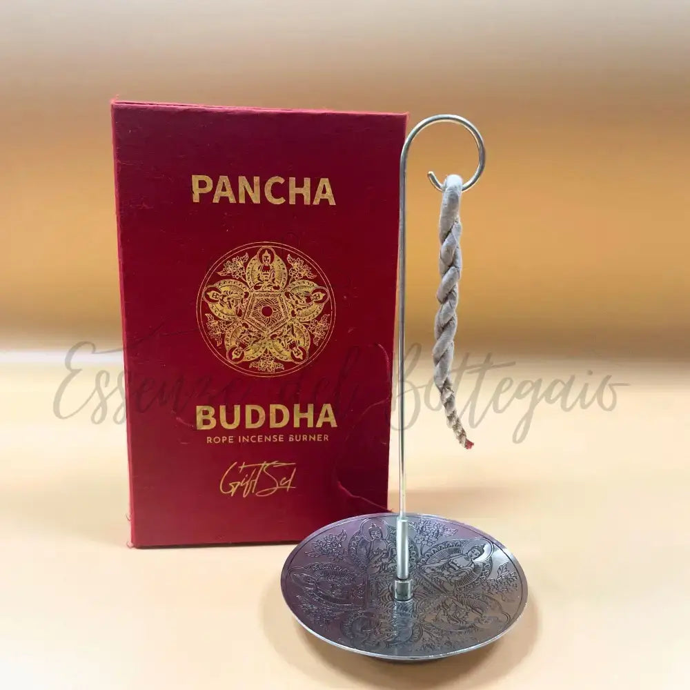 Set Incensi a Corda e Supporto - Pancha Buddha - Rope Incense Set with Holder