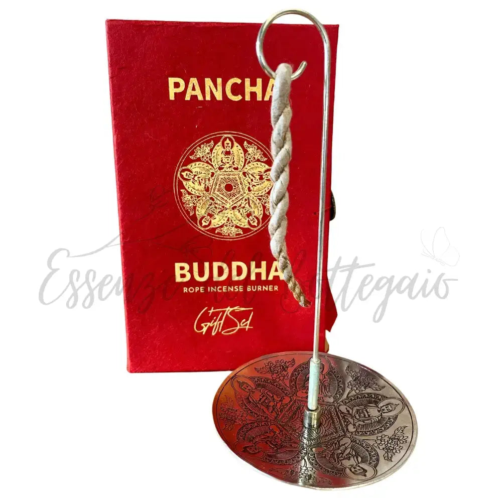 Set Incensi a Corda e Supporto - Pancha Buddha - Rope Incense Set with Holder