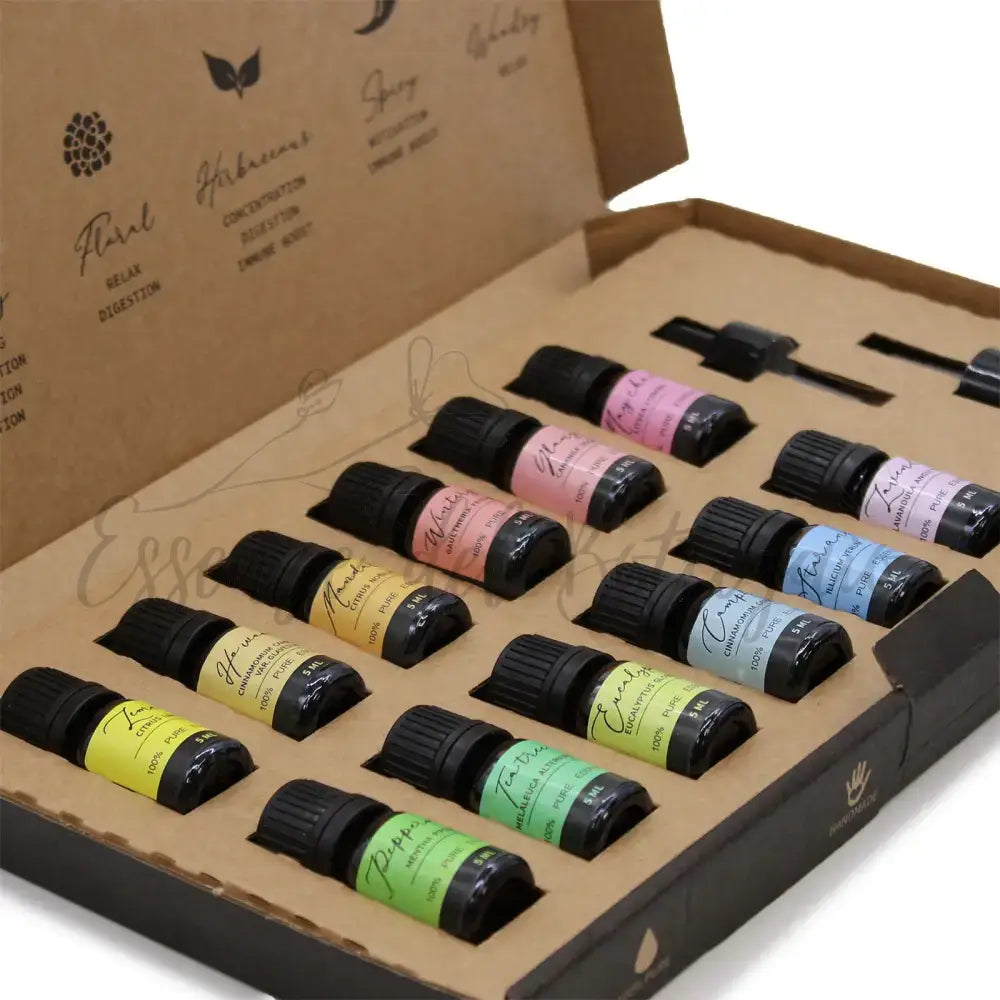 Set Oli Essenziali - Starter Pack - Aromatherapy Essential Oil Set - Starter Pack