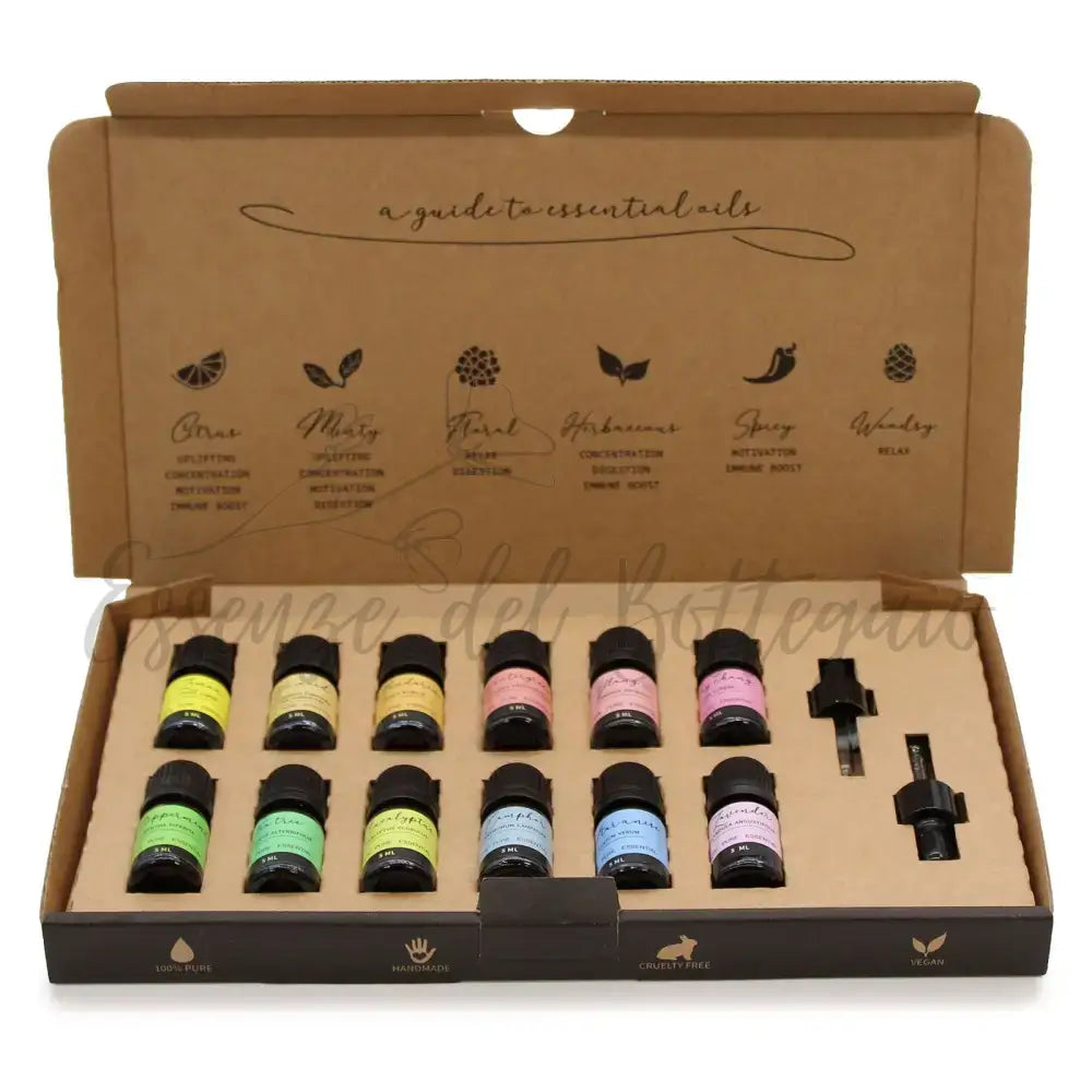 Set Oli Essenziali - Starter Pack - Aromatherapy Essential Oil Set - Starter Pack