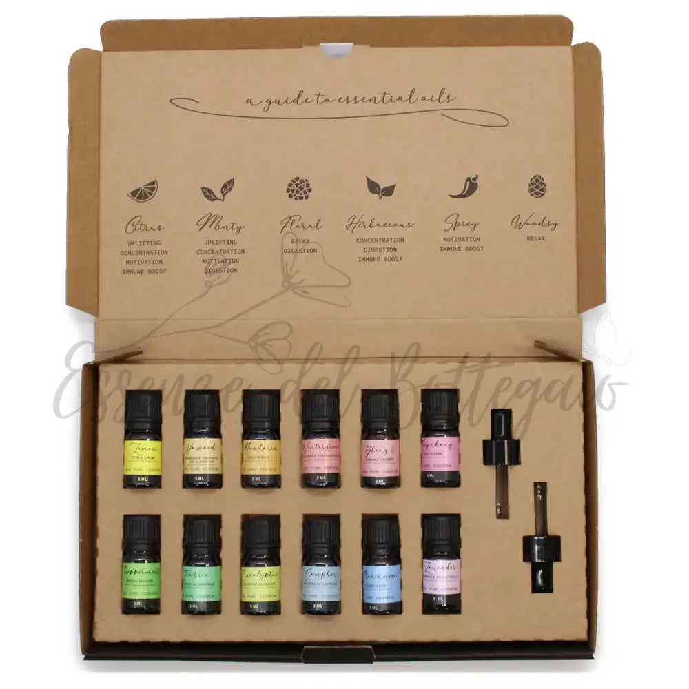 Set Oli Essenziali - Starter Pack - Aromatherapy Essential Oil Set - Starter Pack