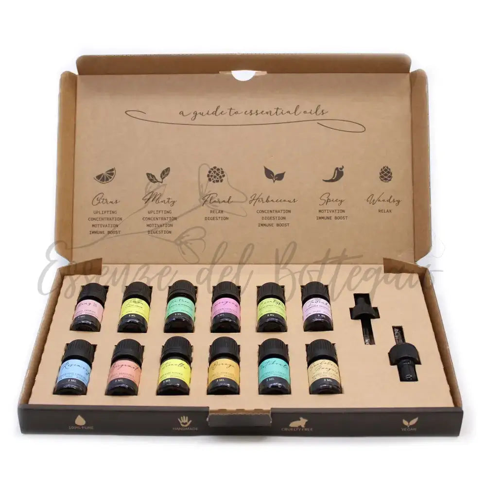Set Oli Essenziali - Top 12 - Aromatherapy Essential Oil Set