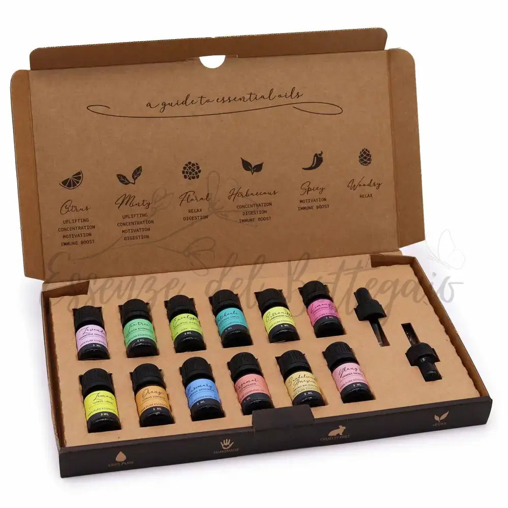Set Oli Essenziali - Top 12 - Aromatherapy Essential Oil Set