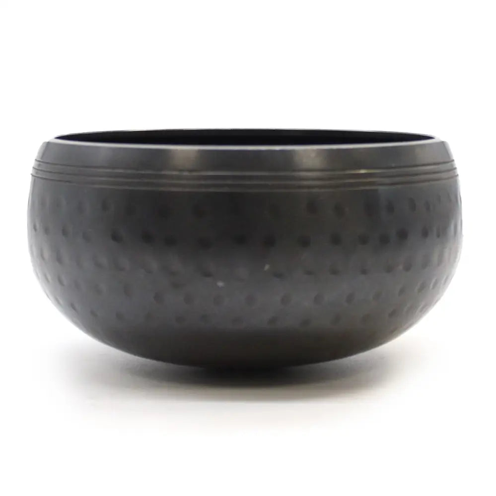 Small Black Beaten Bowl - 14cm - Tibetan Singing Bowls