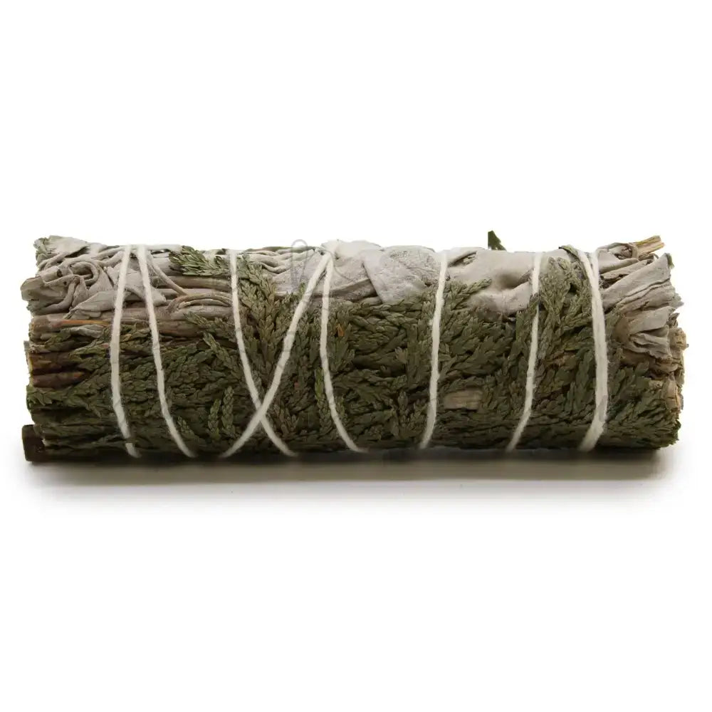 Smudge Stick - Salvia Bianca e Cedro 10cm - Smudge Sticks - individually wrapped