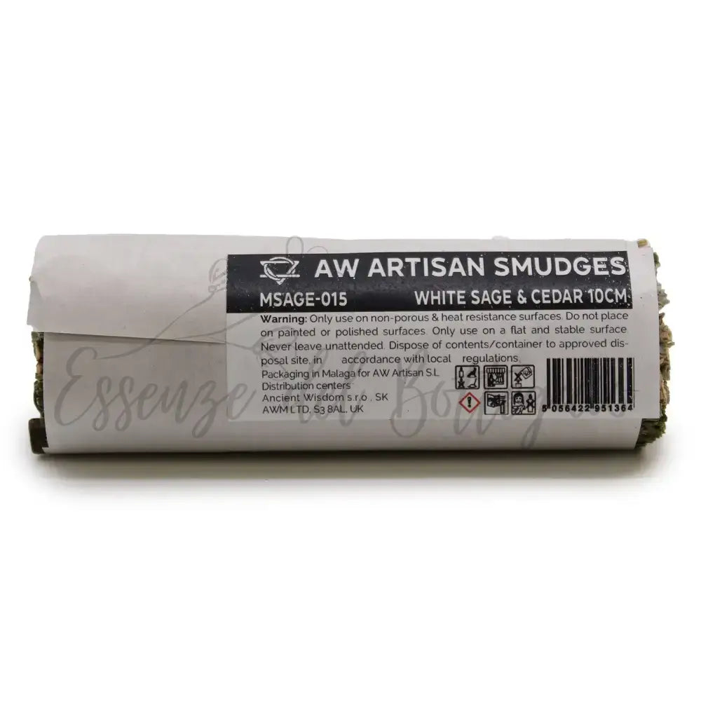 Smudge Stick - Salvia Bianca e Cedro 10cm - Smudge Sticks - individually wrapped