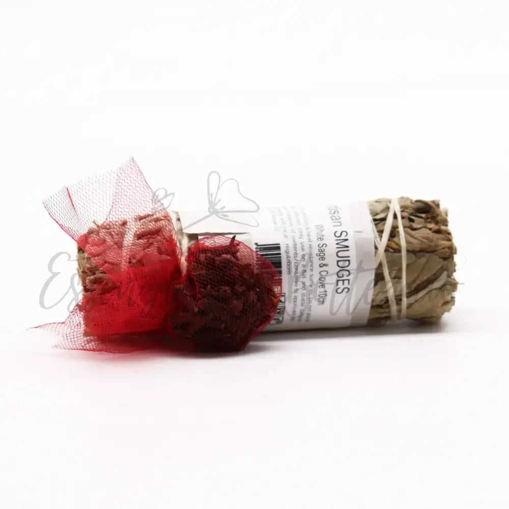 Smudge Stick - Salvia Bianca e Chiodi di Garofano 10cm - Smudge Sticks - individually wrapped