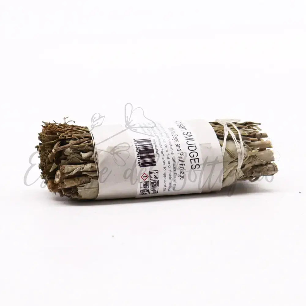 Smudge Stick - Salvia Bianca e e foglie di pepe Rosa - Smudge Sticks - individually wrapped