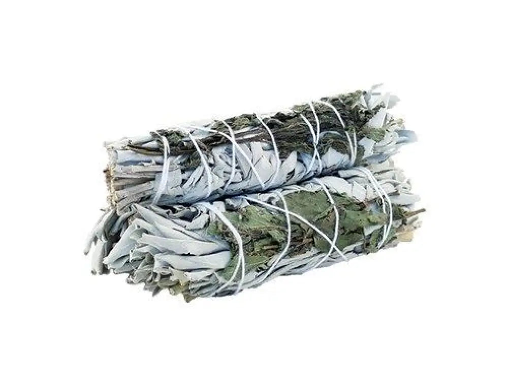 Smudge Stick - Salvia Bianca e Menta Piperita 10cm - Smudge Sticks
