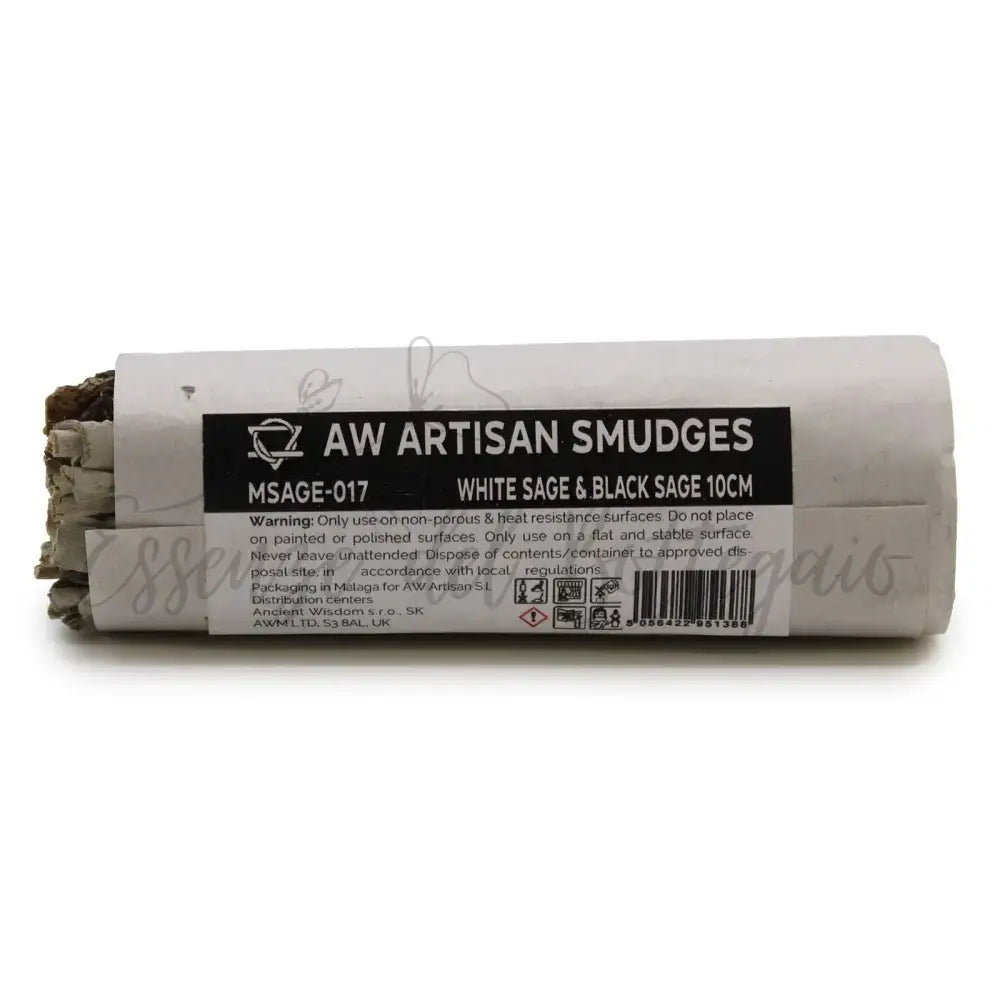 Smudge Stick - Salvia Bianca e Salvia Nera 10cm - Smudge Sticks - individually wrapped