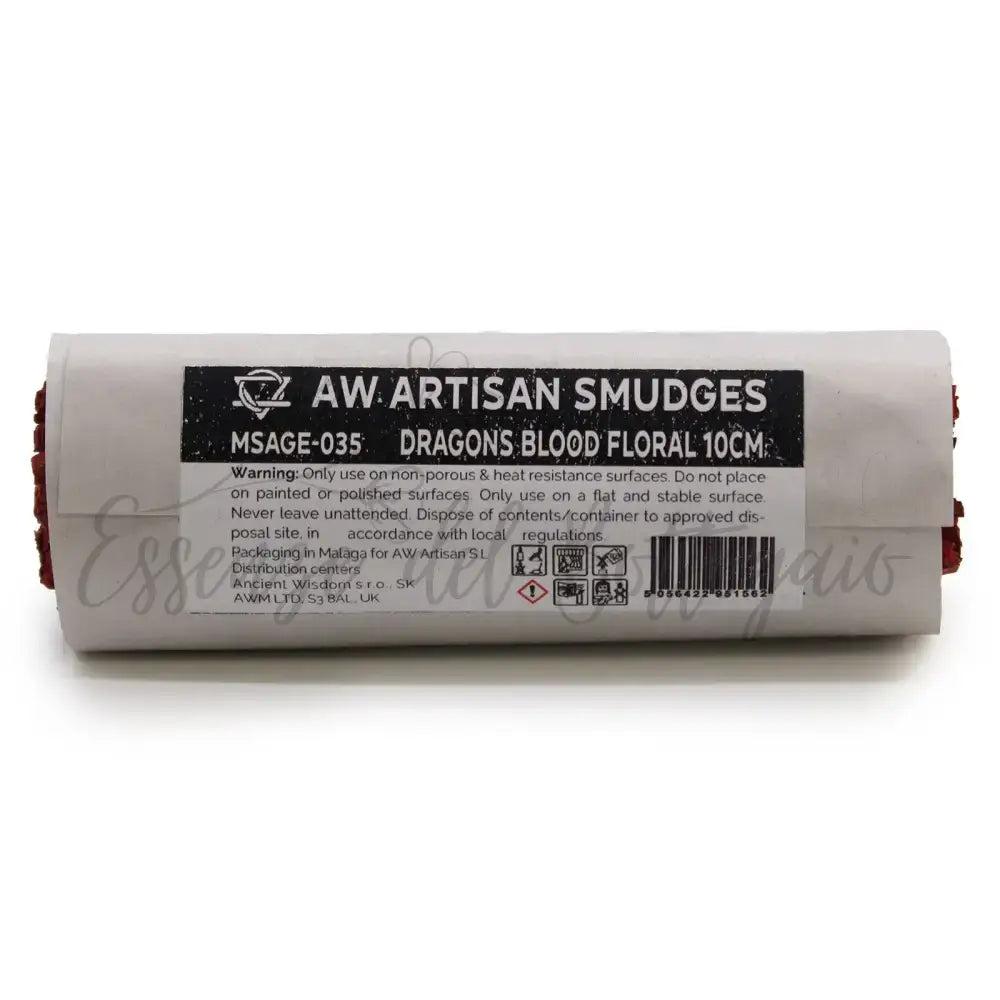 Smudge Stick - Salvia Fiori e Sangue di Drago 10cm - Smudge Sticks - individually wrapped