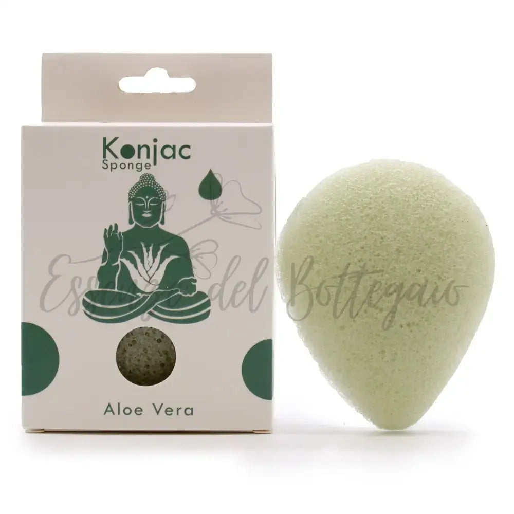 Spugna Konjac a Goccia - Aloe Vera - Guarigione - Teardrop Konjac Sponge