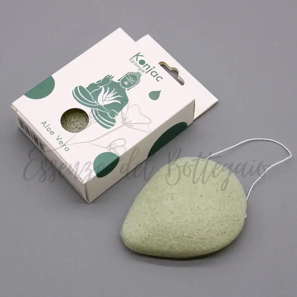 Spugna Konjac a Goccia - Aloe Vera - Guarigione - Teardrop Konjac Sponge