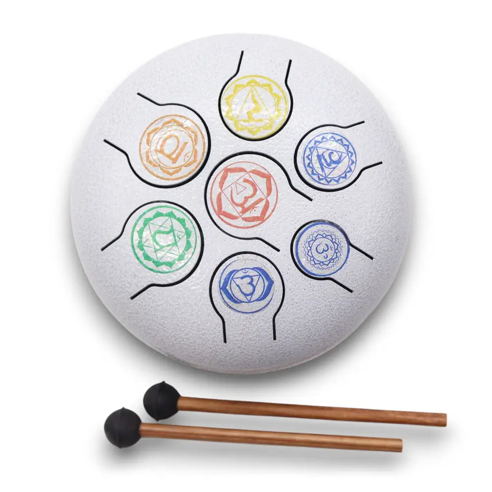 Steel Tongue Happy Drums 7 Chakra - 18cm - Steel Tongue Happy Drums