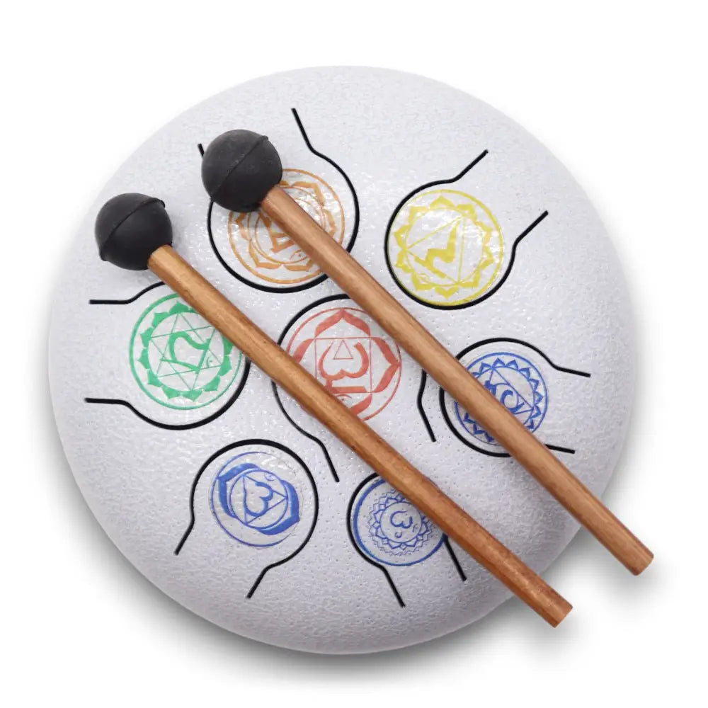 Steel Tongue Happy Drums 7 Chakra - 18cm - Steel Tongue Happy Drums