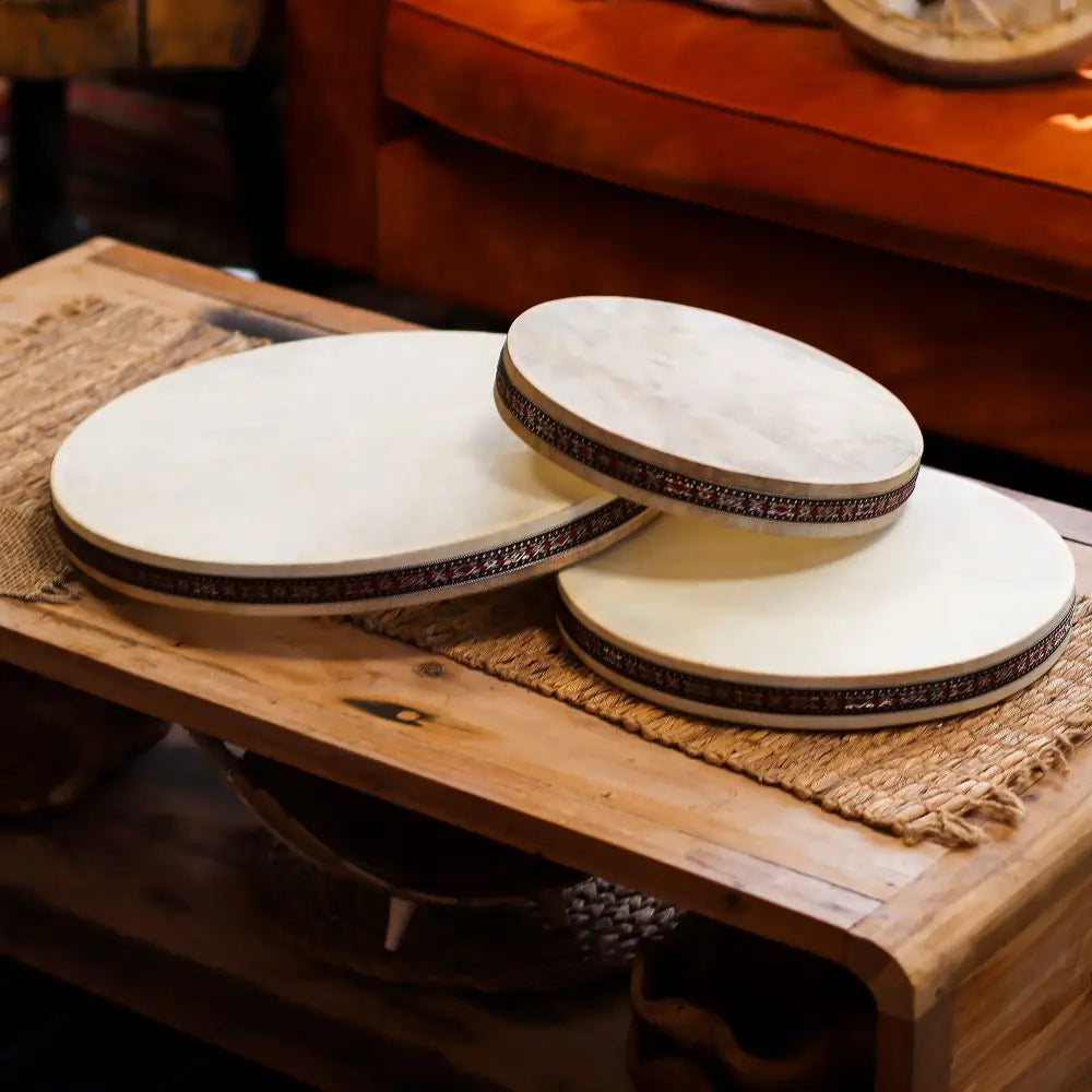 Tamburo Oceanico per Guarigione Sonora – 35 cm - Djembe & Shamanic Drums