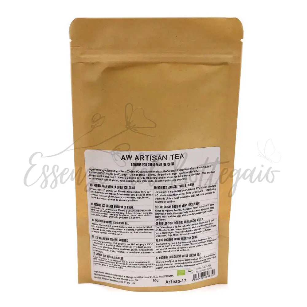 Tè Rooibos Grande Muraglia Cinese 50g - Artisan Tea Blends 50g