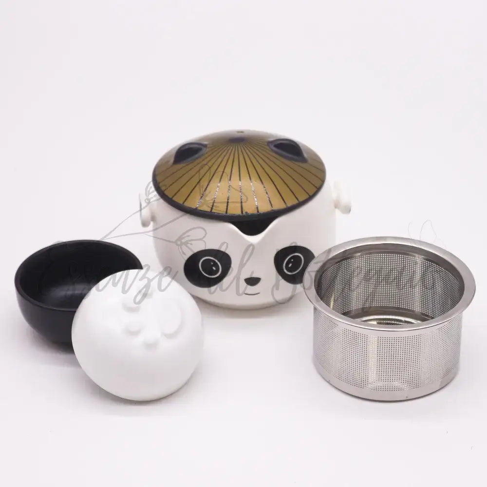 Teiera & 2 Tazze - Confezione da Viaggio - Panda - Herbal Teapot Set