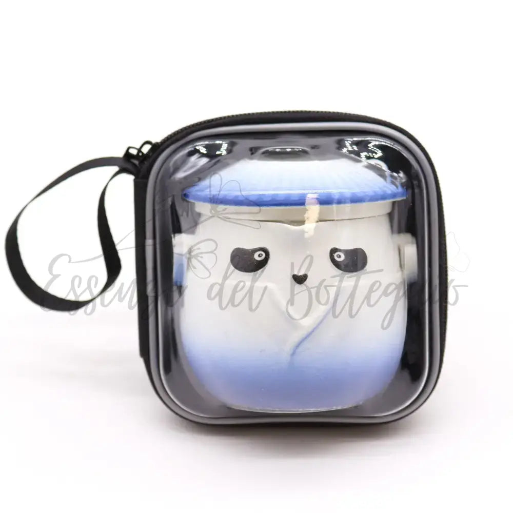 Teiera & 3 Tazze - Panda - Blu - Herbal Teapot Set