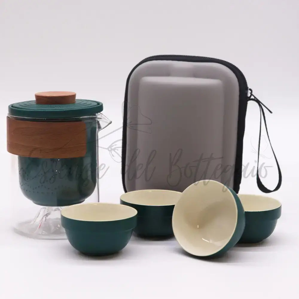 Teiera & 4 Tazze - Viaggio in Montagna - Confezione - Herbal Teapot Set
