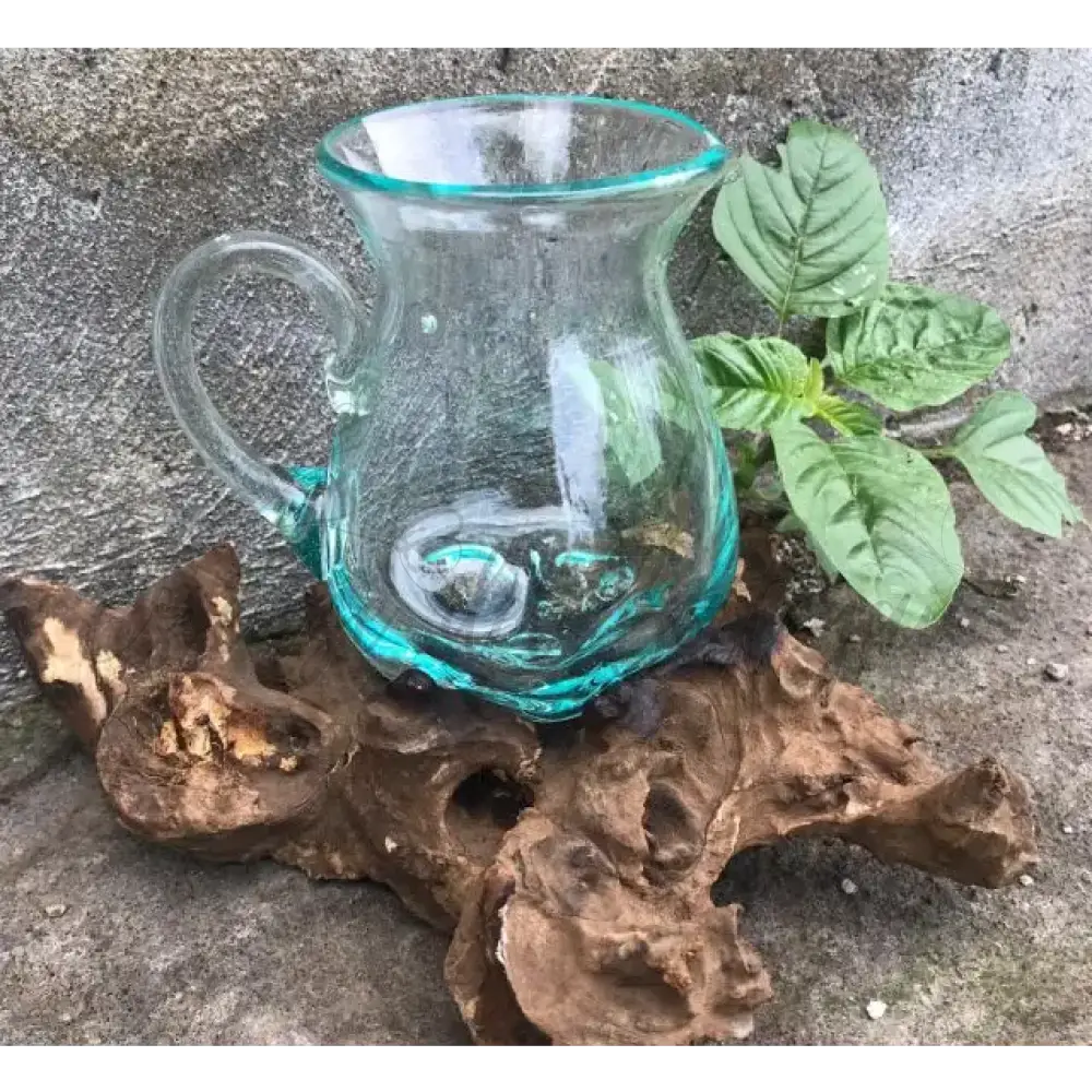 Vetro soffiato su legno - Brocca per l’acqua - Molten Glass on Wood