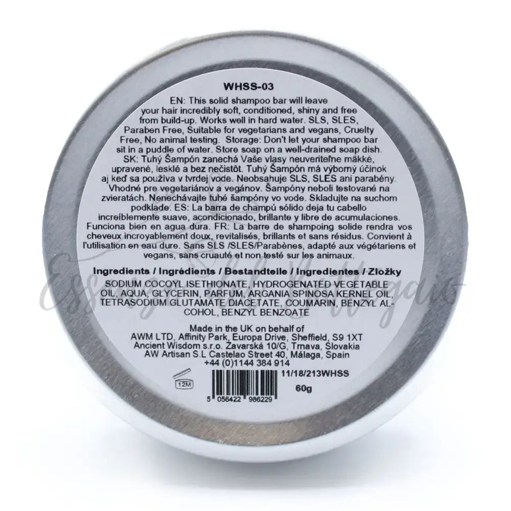 Wild Hare Shampoo Solido 60g - Cocco - Wild Hare Solid Shampoo - 60g