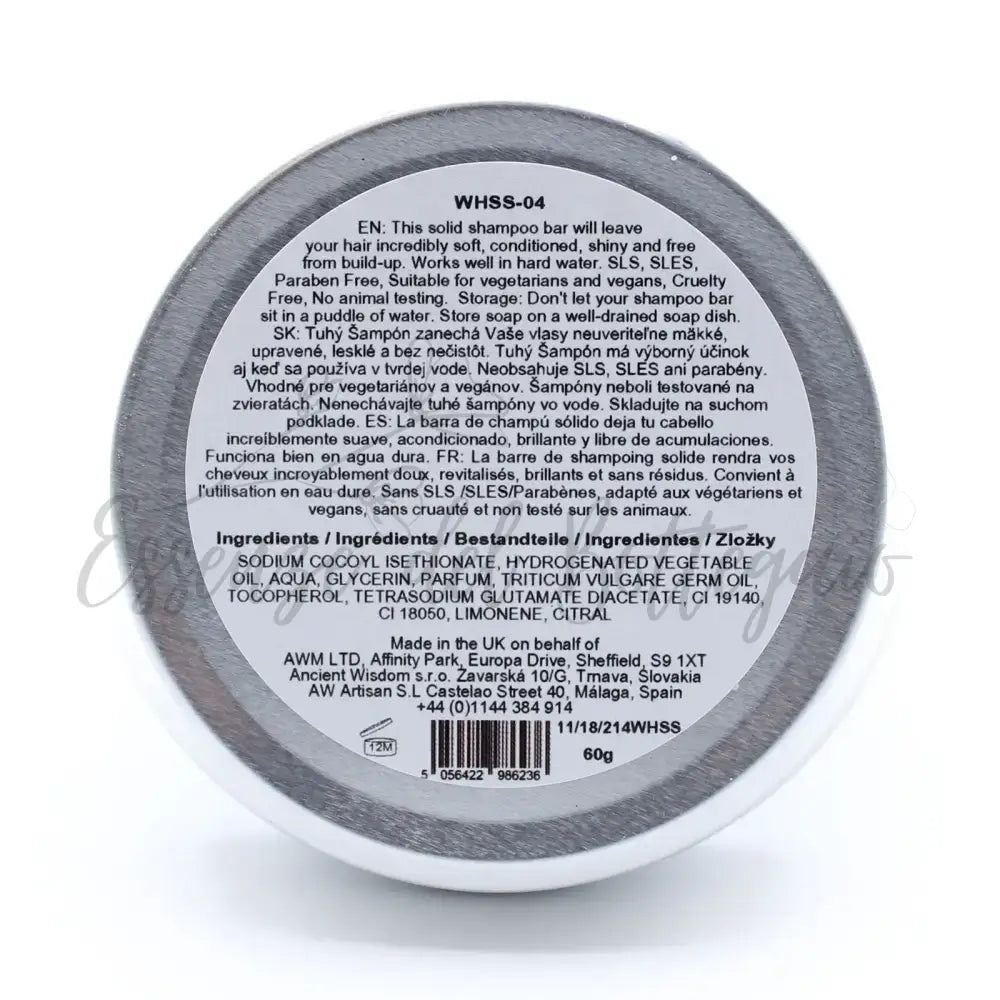 Wild Hare Shampoo Solido 60g - Tutti i Frutti - Wild Hare Solid Shampoo - 60g