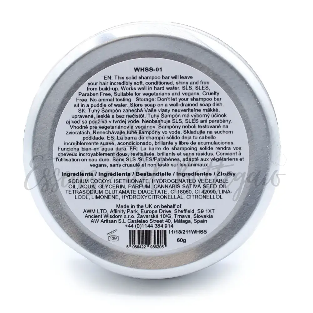 Wild Hare Shampoo Solido 60g - Orchidea - Wild Hare Solid Shampoo - 60g